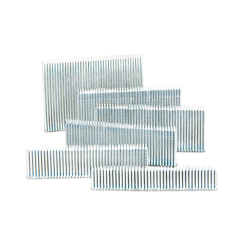 Collated steel nails in multiple strip formats